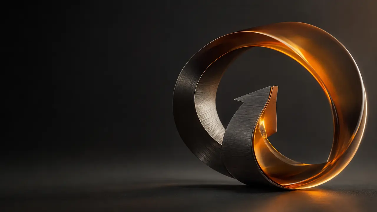 Abstract cover for the T-Bank Возврат concept
